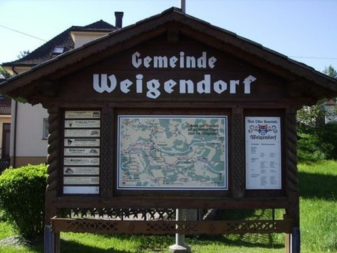 Hotel-Pension Haus Hubertus Weigendorf Экстерьер фото